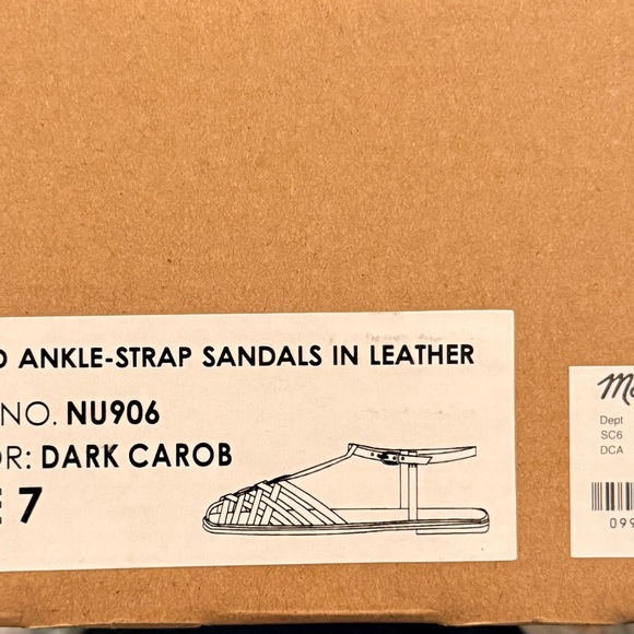 Dark Brown Madewell Strappy Sandals - Picture 5 of 5